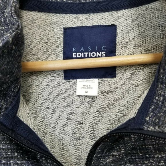 Basic Editions women's jacket size M zip up mock - Picture 6 of 11